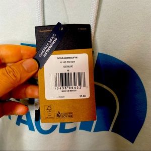NWT NORTH FACE Pullover ice blue hoodie size medium